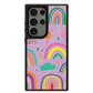 Android Leather Grip Case - Rainbow