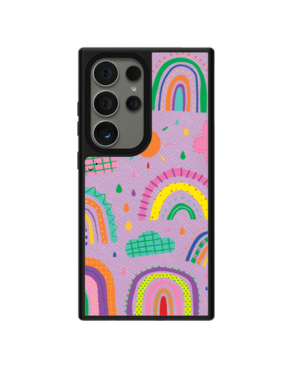 Android Leather Grip - Rainbow