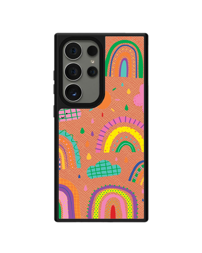 Android Leather Grip - Rainbow