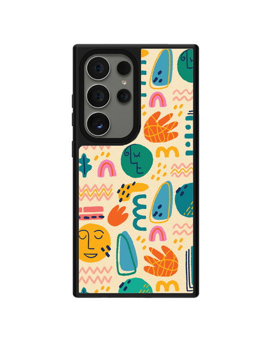 Android Leather Grip Case - Silent Art