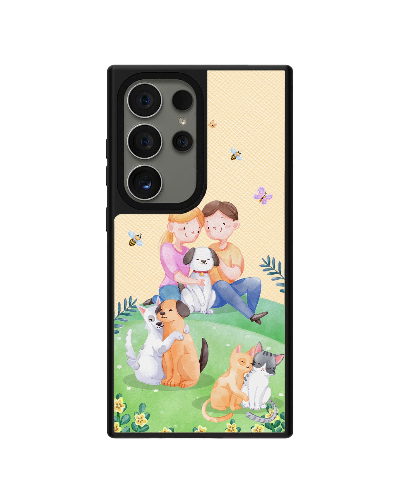 Android Leather Grip Case - Adorable Animals