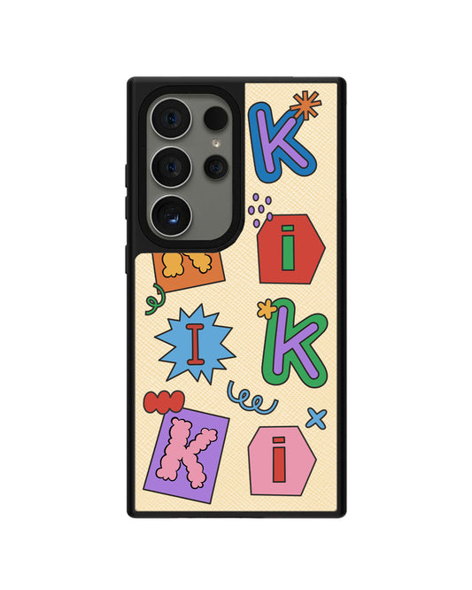 Android Leather Grip - CUSTOM MONOGRAM 3.0 Adorable
