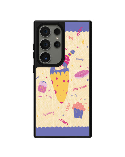 Android Leather Grip - Candy Doodle