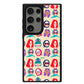 Android Leather Grip Case - Cute Sweety Faces