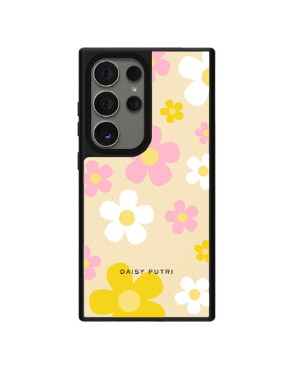 Android Leather Grip - Daisy Fresh