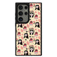 Android Leather Grip Case - Flowery Faces