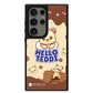 Android Leather Grip Case - Hello Teddy 1.0