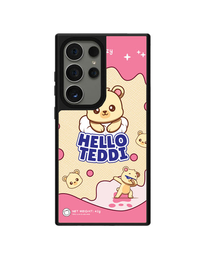 Android Leather Grip - Hello Teddy 2.0
