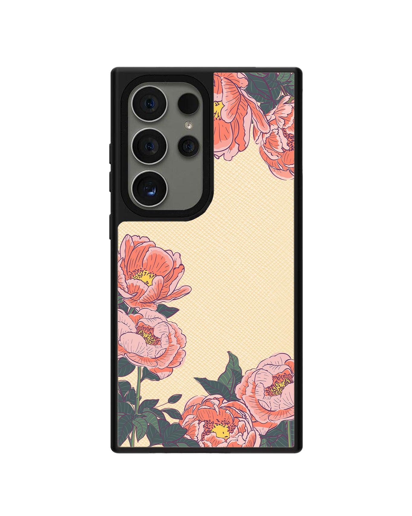 Android Leather Grip Case - Carnation 2.0