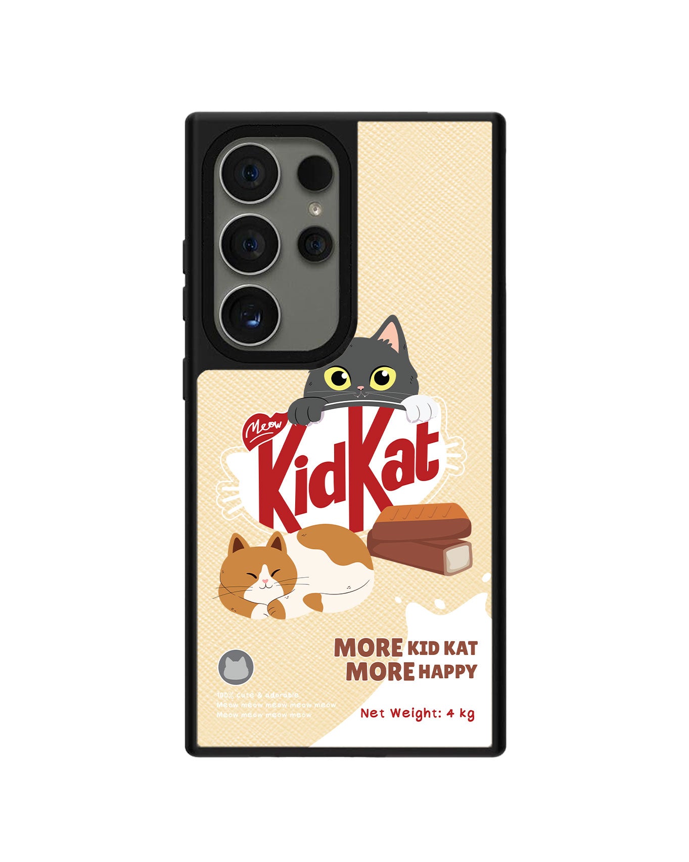 Android Leather Grip Case - Kidkat