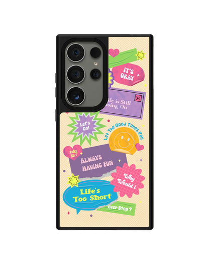 Android Leather Grip - Life's Too Short