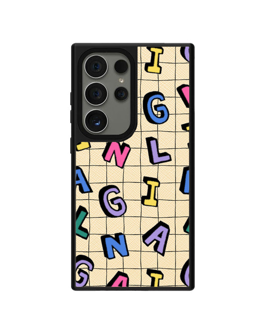 Android Leather Grip - CUSTOM MONOGRAM 3.0 Playful 2.0