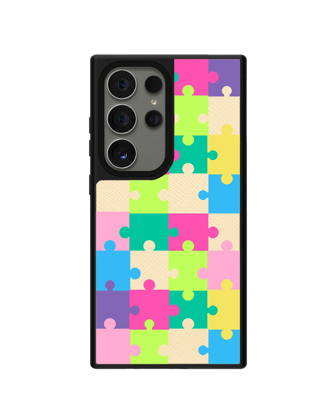 Android Leather Grip Case - Puzzle Piece