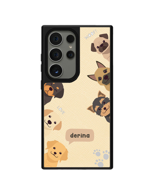 Android Leather Grip Case - Ruff Family 1.0