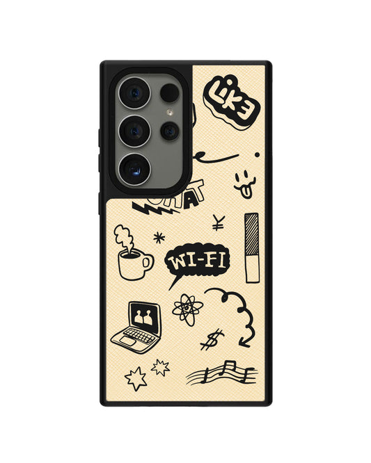 Android Leather Grip - Social Black