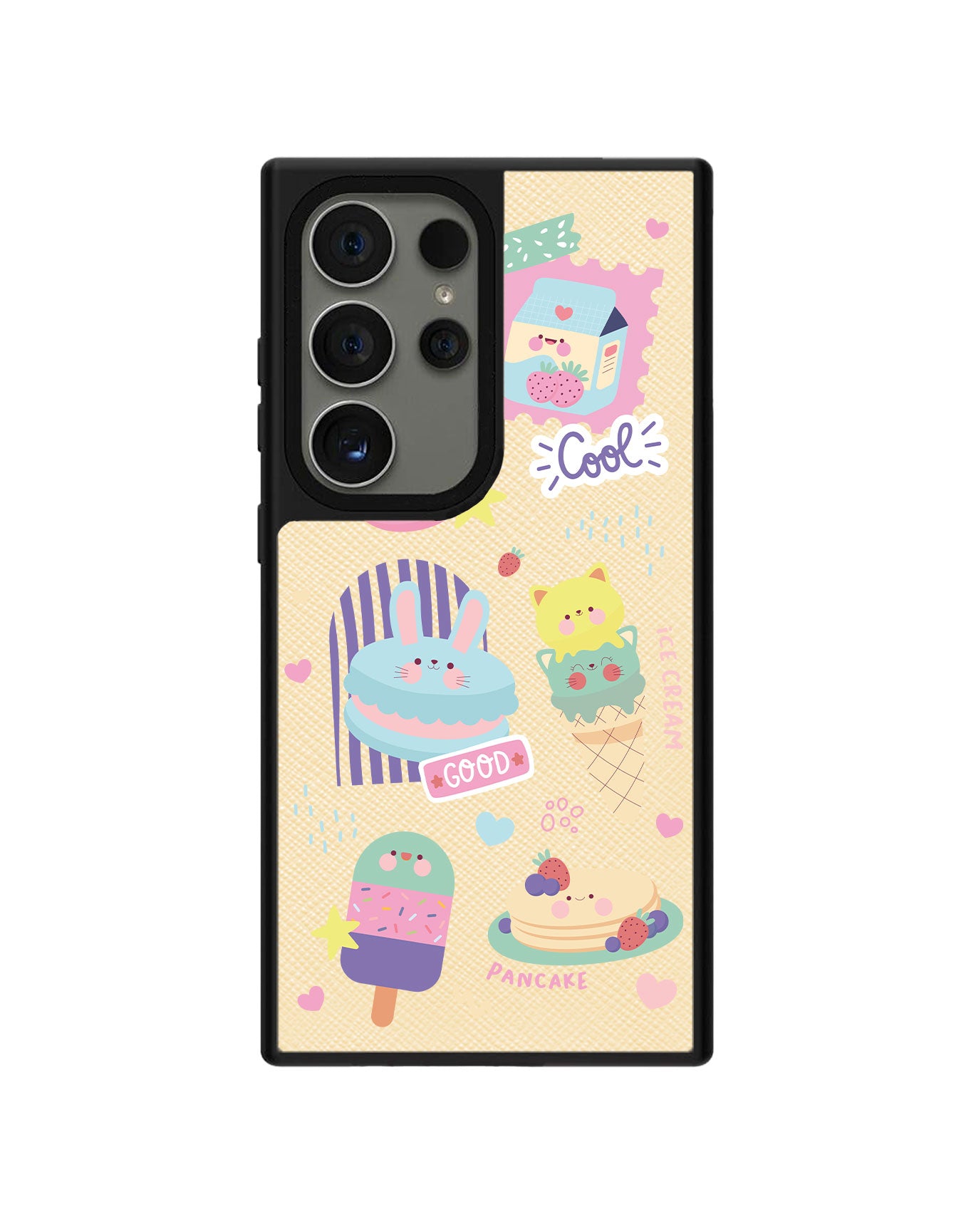 Android Leather Grip Case - Sweet Cafe