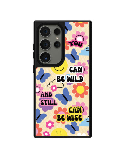 Android Leather Grip - You Can Be Wild & Wise