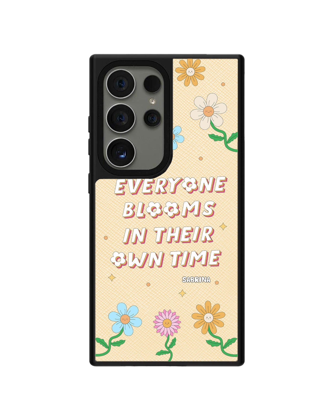 Android Leather Grip Case - Blooms