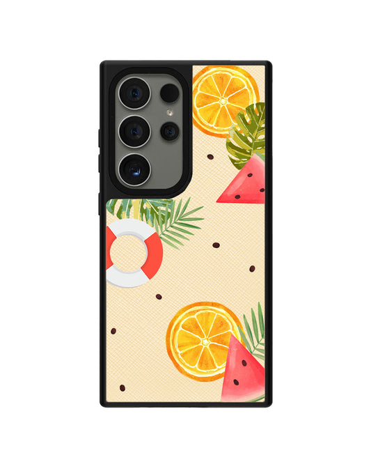 Android Leather Grip Case - Caribbean Vibes