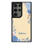 Android Leather Grip Case - Blue Florals