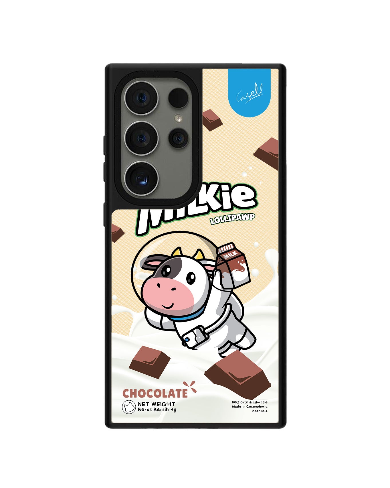 Android Leather Grip Case - Milkie