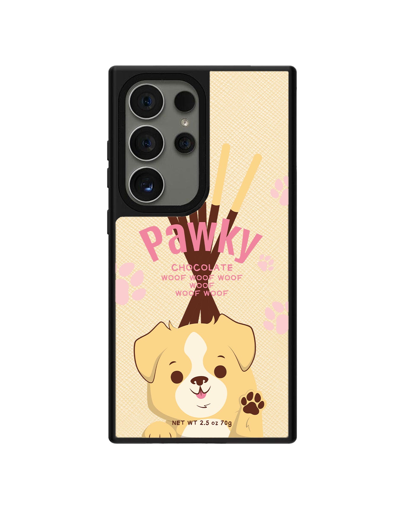 Android Leather Grip Case - Pawky Dog