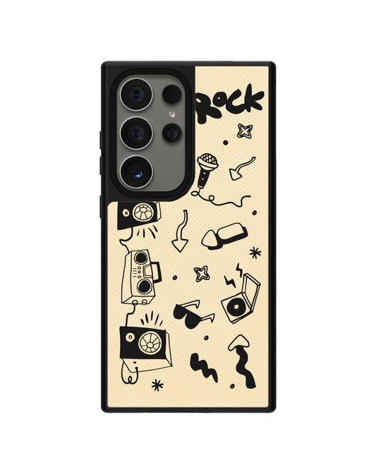 Android Leather Grip - Rock n Roll Black