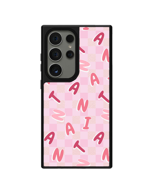 Android Leather Grip - CUSTOM MONOGRAM 3.0 Checkered 1.0