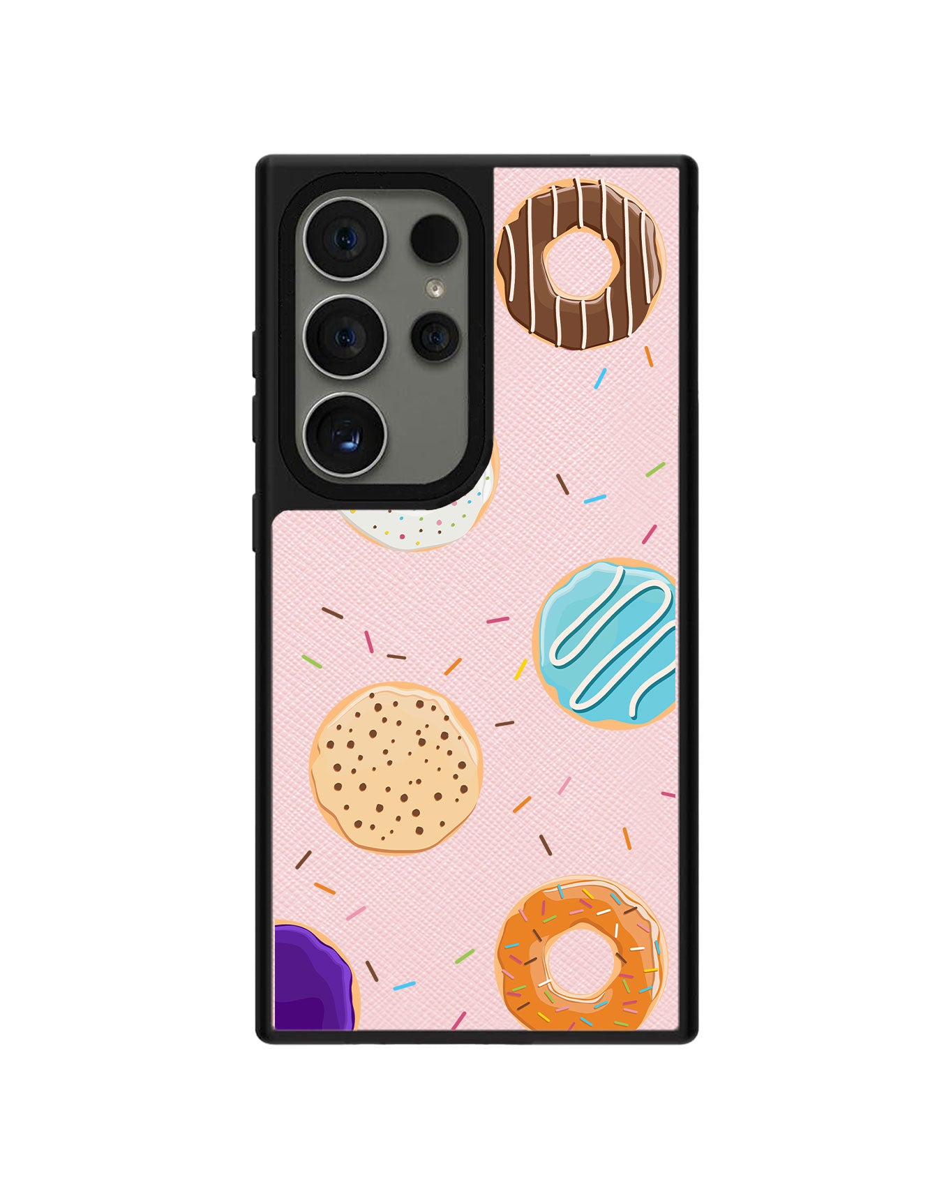 Android Leather Grip Case - Doughnut