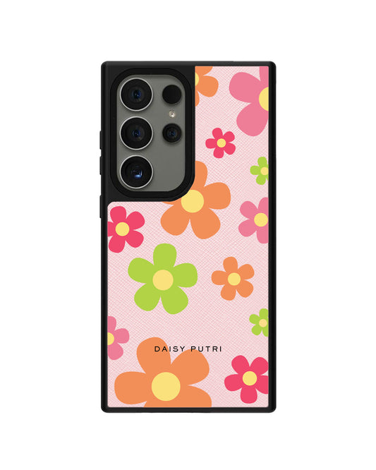 Android Leather Grip Case - Daisy Sunshine 2.0