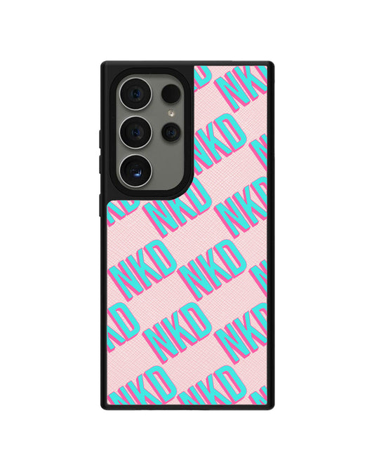 Android Leather Grip - CUSTOM MONOGRAM 3.0 Diagonal Initial 4.0