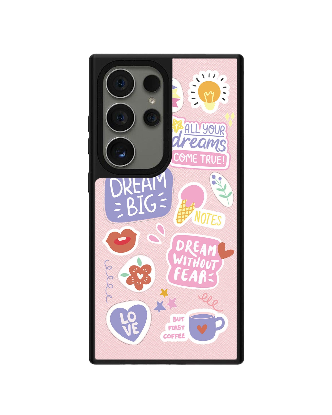 Android Leather Grip Case - Dream Sticker Pack