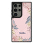 Android Leather Grip Case - Pink Florals