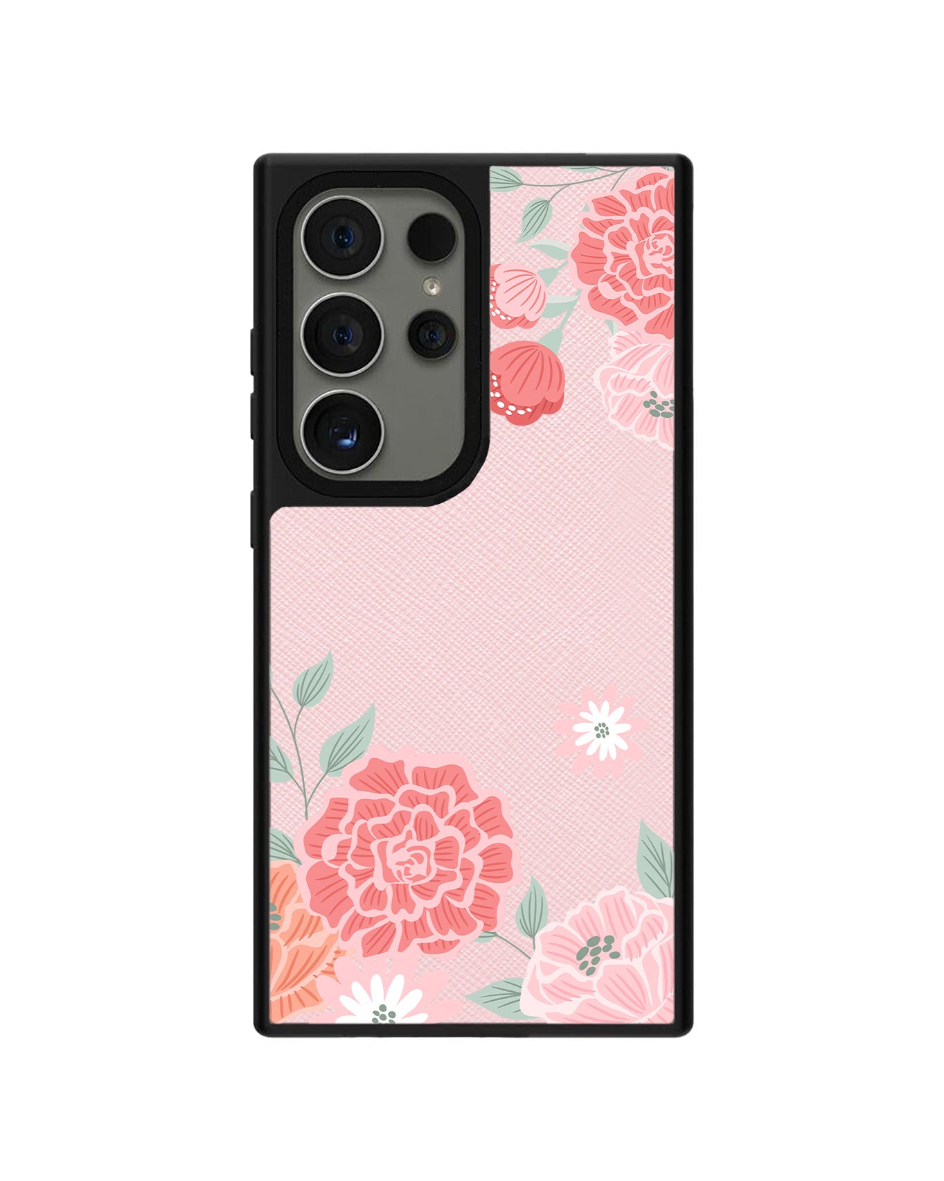 Android Leather Grip Case - Carnation 1.0