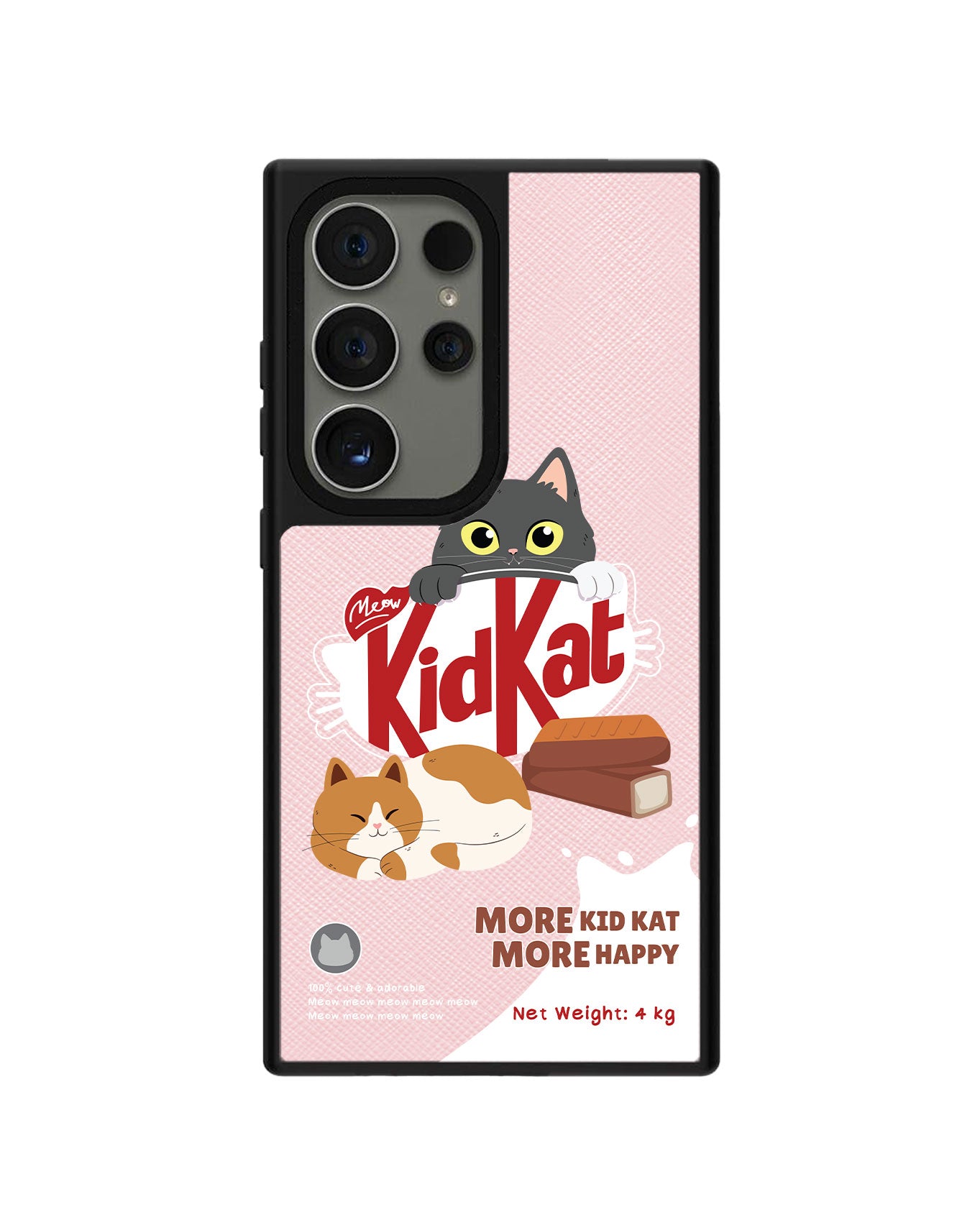 Android Leather Grip Case - Kidkat