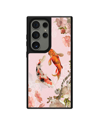 Android Leather Grip - Oil Painting Koi