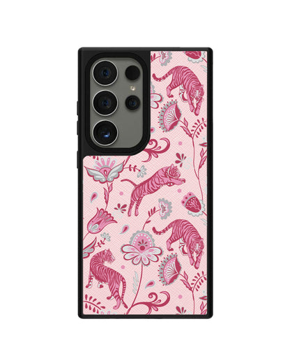 Android Leather Grip - Tiger & Floral 7.0