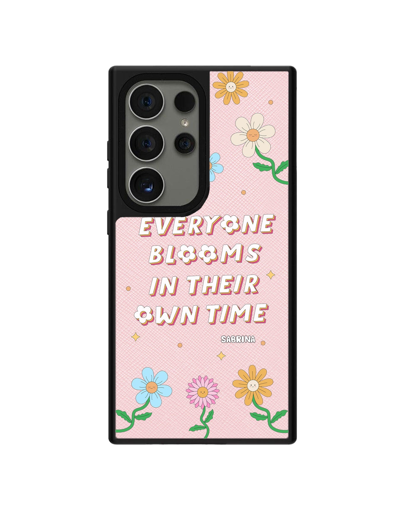 Android Leather Grip Case - Blooms