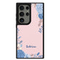 Android Leather Grip Case - Blue Florals