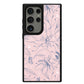 Android Leather Grip Case - Sketchy Flower & Butterfly 2.0