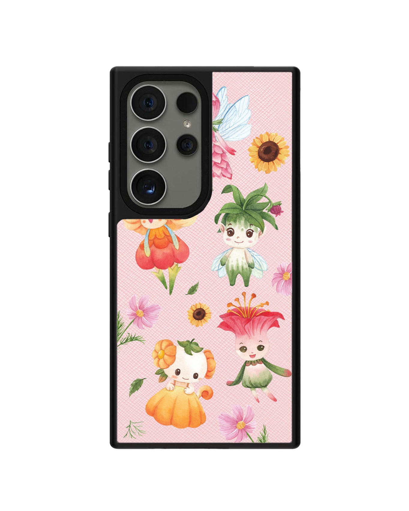 Android Leather Grip Case - Magical Garden