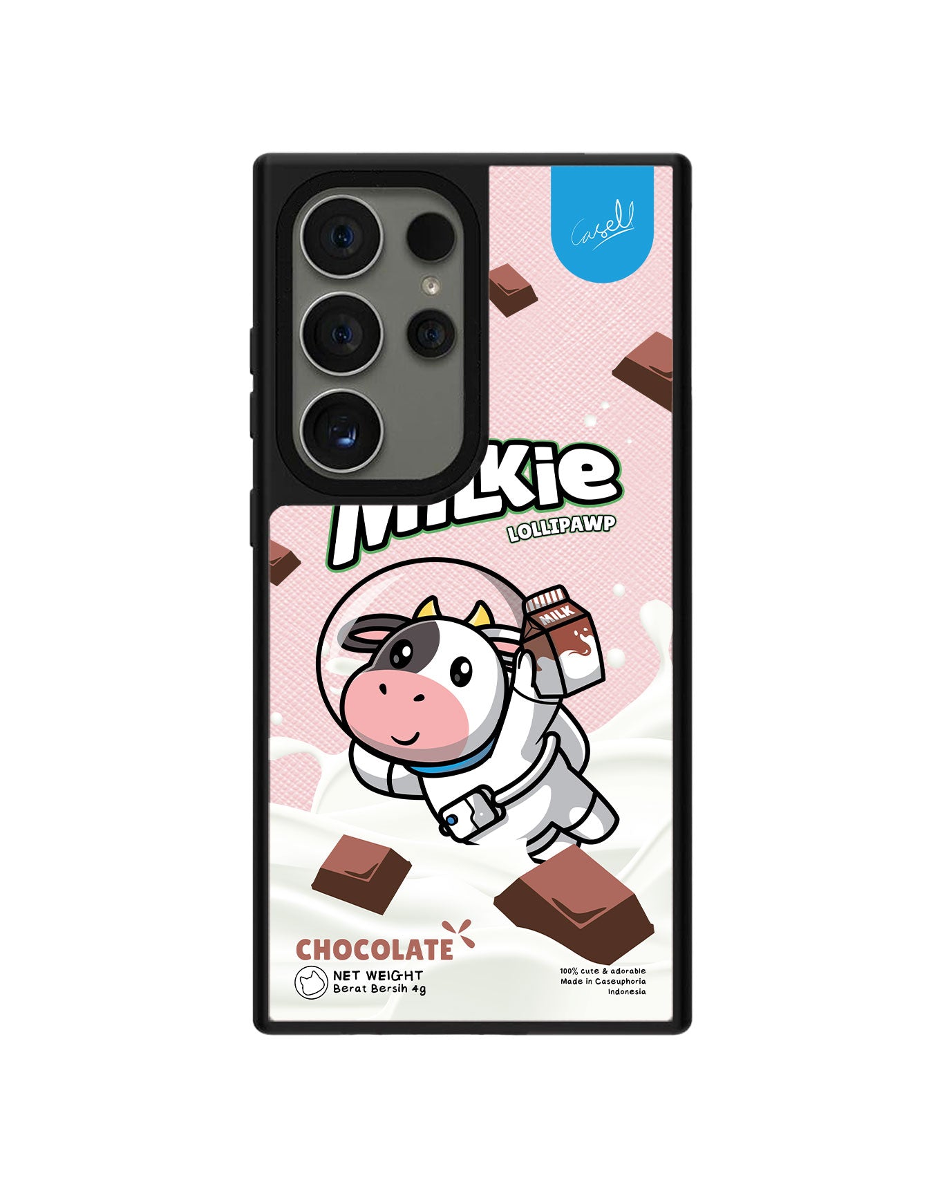 Android Leather Grip Case - Milkie