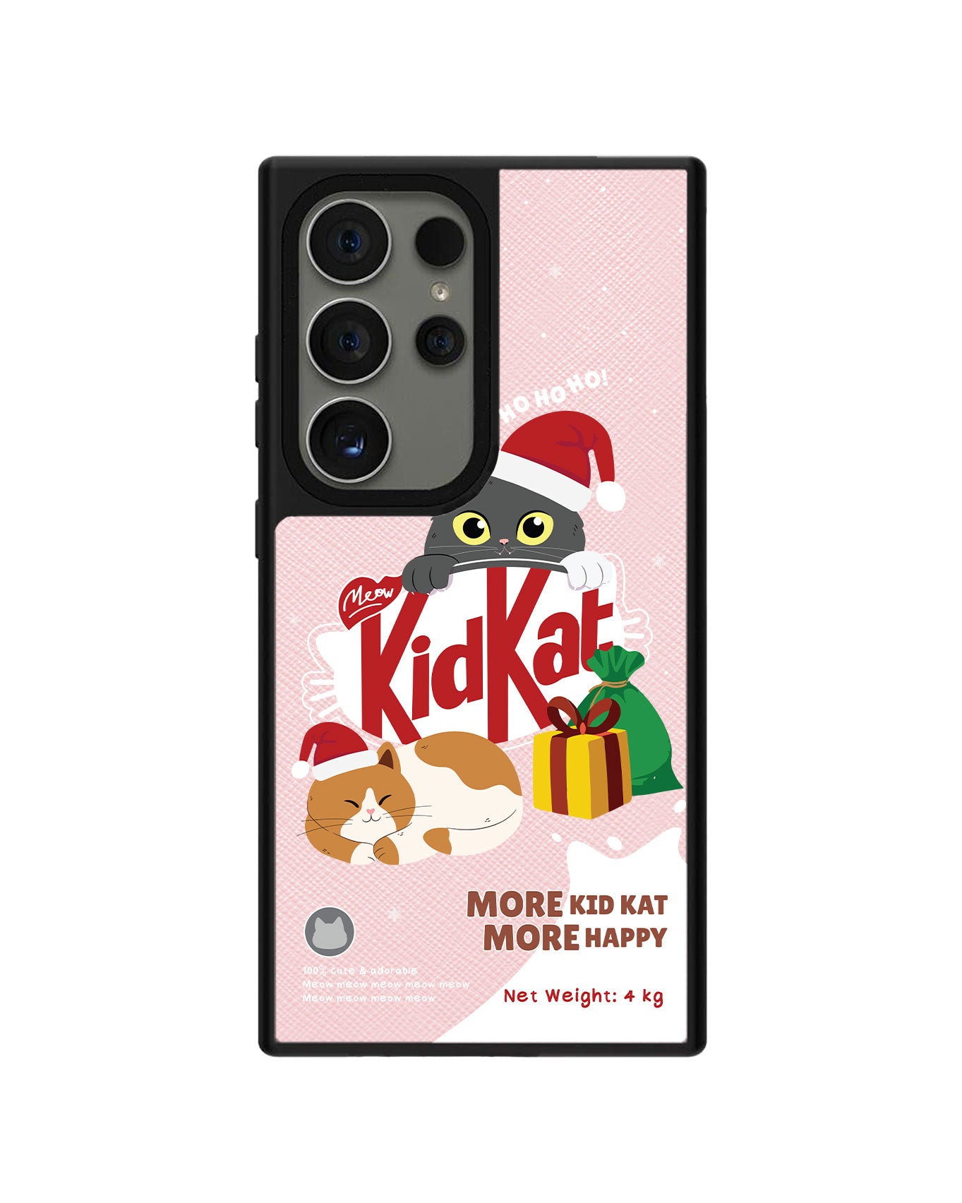 Android Leather Grip Case - Kidkat Christmas