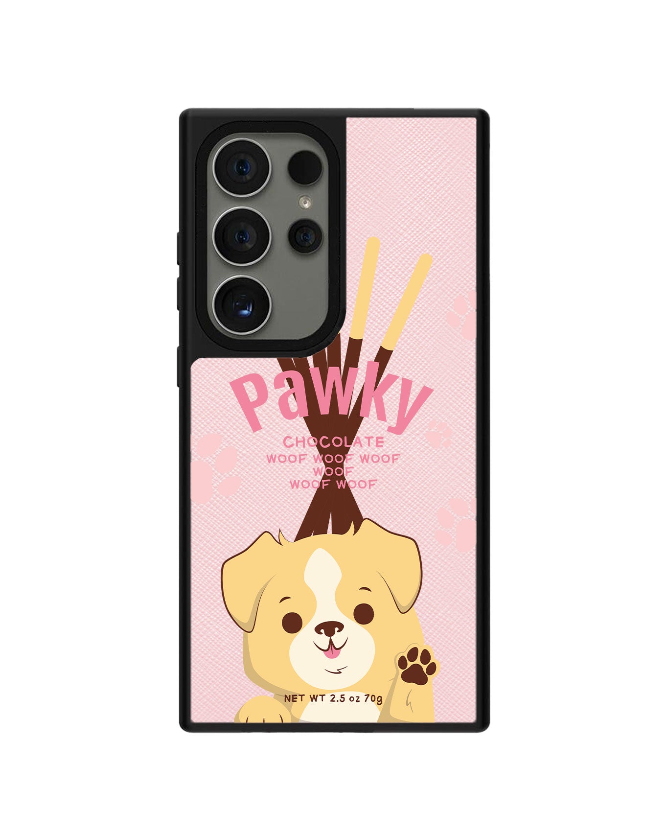 Android Leather Grip Case - Pawky Dog