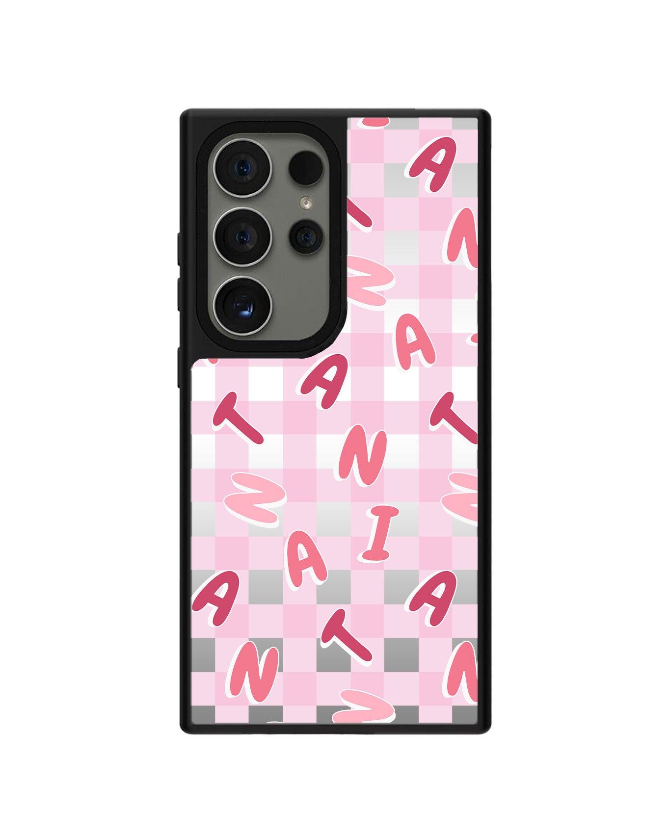 Android Mirror Grip - CUSTOM MONOGRAM 3.0 Checkered 1.0