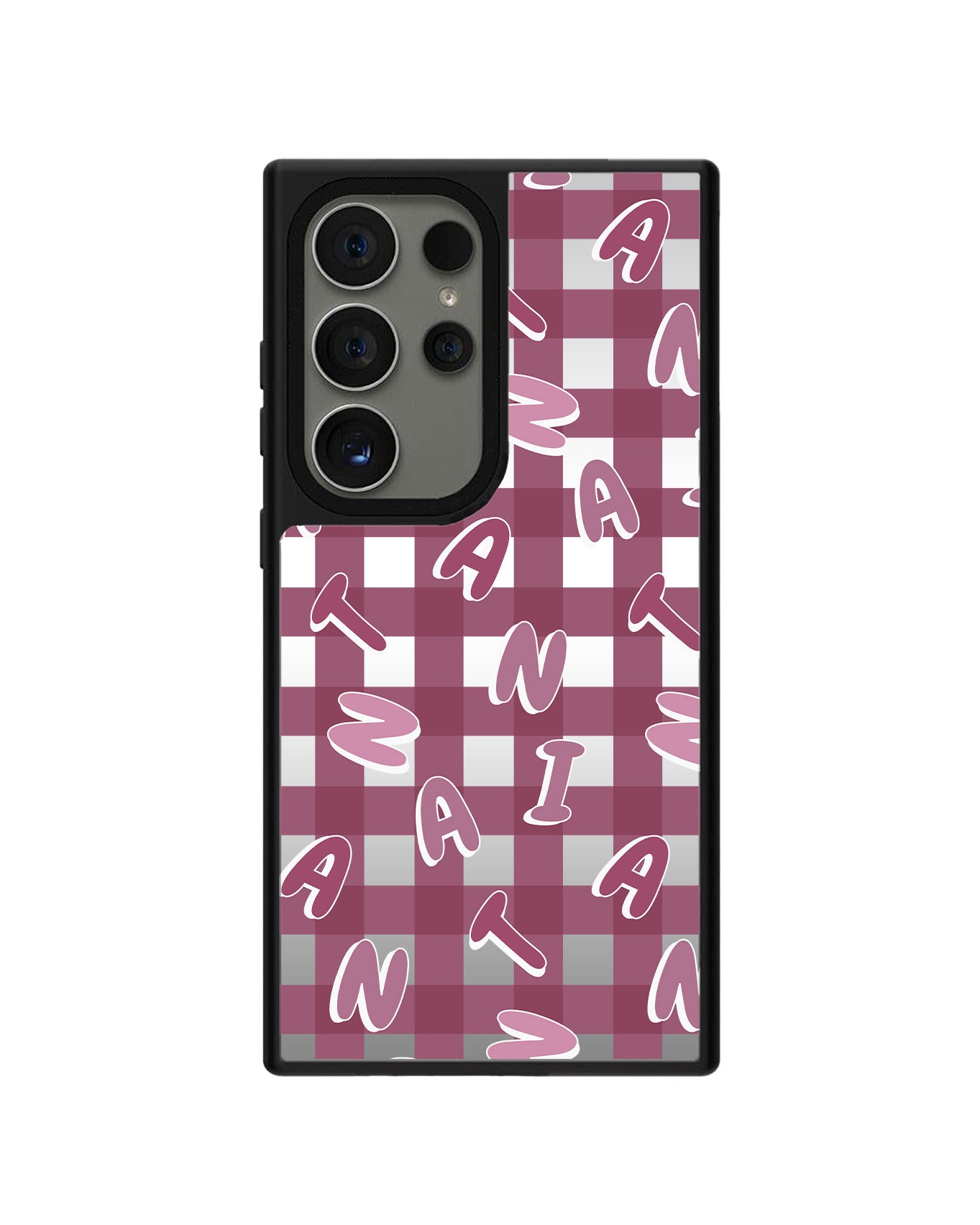 Android Mirror Grip - CUSTOM MONOGRAM 3.0 Checkered 2.0