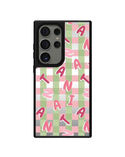 Android Mirror Grip - CUSTOM MONOGRAM 3.0 Checkered 4.0