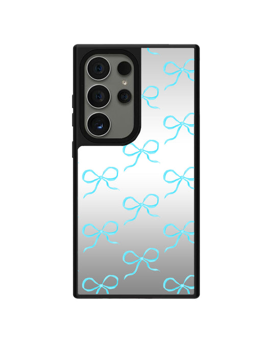 Android Mirror Grip - Coquette Blue Bow