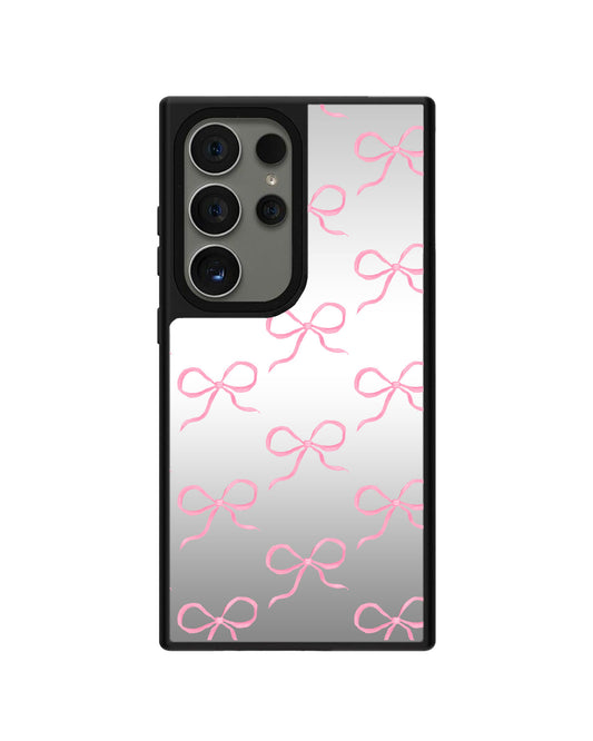 Android Mirror Grip - Coquette Pink Bow