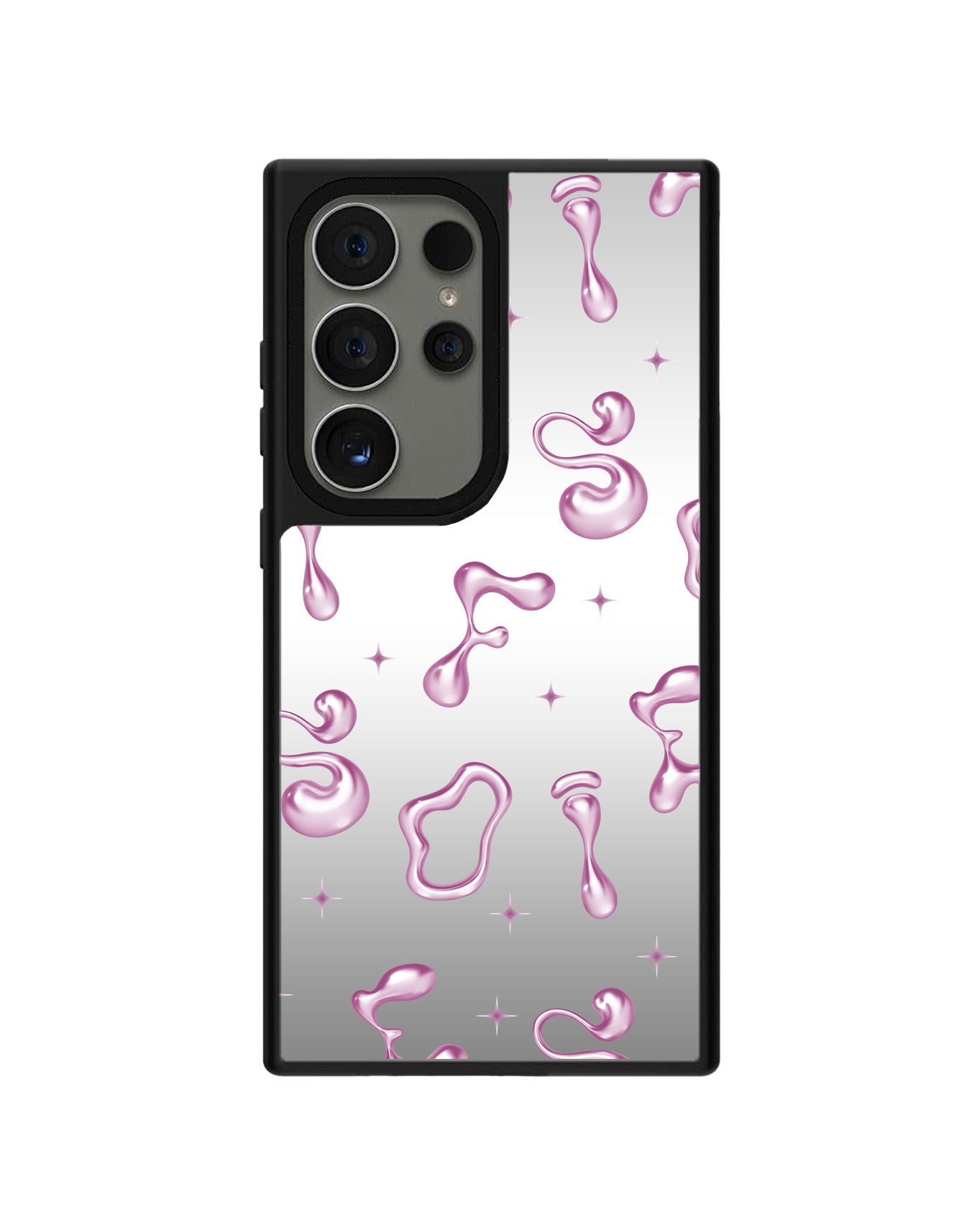 Android Mirror Grip - CUSTOM MONOGRAM 3.0 Pink Chrome